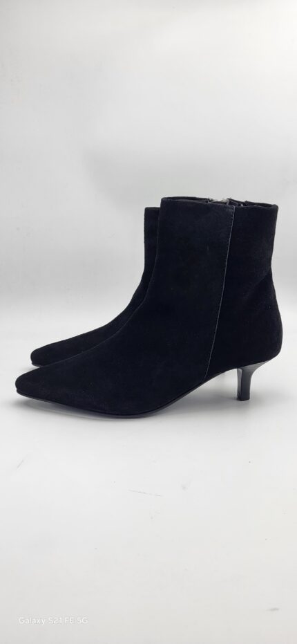 TRONCHETTO IN CAMOSCIO NERO